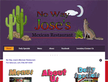 Tablet Screenshot of nowayjoses.com